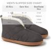 imageDearfoams Mens IndoorOutdoor Warm Up Bootie SlipperPavement