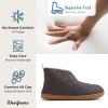 imageDearfoams Mens IndoorOutdoor Warm Up Bootie SlipperPavement