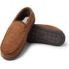 imageDearfoams Mens Niles Corduroy Moccasin SlipperChestnut