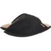 imageDearfoams Mens Rocky Mixed Material IndoorOutdoor Memory Foam Scuff SlipperBlack