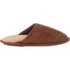 imageDearfoams Mens Rocky Mixed Material IndoorOutdoor Memory Foam Scuff SlipperChestnut