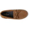 imageDearfoams Mens Woodstock Energy Return Comfort IndoorOutdoor Memory Foam Moccasin with Tie SlipperChestnut Suede