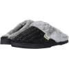 imageDearfoams Womens Allison Fairisle Or Solid Chenille Knit Scuff SlipperBlack