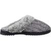 imageDearfoams Womens Allison Fairisle Or Solid Chenille Knit Scuff SlipperGrey