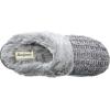 imageDearfoams Womens Allison Fairisle Or Solid Chenille Knit Scuff SlipperGrey