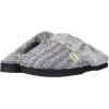 imageDearfoams Womens Allison Fairisle Or Solid Chenille Knit Scuff SlipperGrey