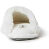 imageDearfoams Womens Bailey Plush Furry Scuff SlipperAlabaster