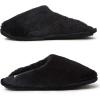 imageDearfoams Womens Bailey Plush Furry Scuff SlipperBlack