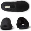 imageDearfoams Womens Bailey Plush Furry Scuff SlipperBlack