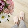 imageDearfoams Womens Bailey Plush Furry Scuff SlipperDusty Pink