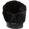 imageDearfoams Womens Cora Striped Knit Clog SlipperBlack