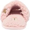 imageDearfoams Womens Lane Fluffy Teddy Slide SlipperDusty Pink