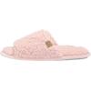 imageDearfoams Womens Lane Fluffy Teddy Slide SlipperDusty Pink