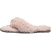 imageDearfoams Womens Marie Furry Thong SlipperDusty Pink