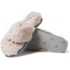 imageDearfoams Womens Marie Furry Thong SlipperDusty Pink