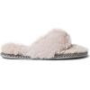 imageDearfoams Womens Marie Furry Thong SlipperDusty Pink