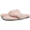 imageDearfoams Womens Marie Furry Thong SlipperDusty Pink