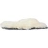 imageDearfoams Womens Marie Furry Thong SlipperMuslin