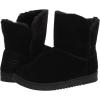 imageDearfoams Womens Suede Foldover Bootie SlipperBlack