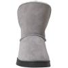 imageDearfoams Womens Suede Foldover Bootie SlipperGrey