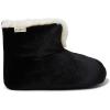imageDearfoams Womens Zoey Lounge Duvet Bootie SlipperBlack Velour