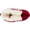 imageDearfoams Womens Zoey Lounge Duvet Bootie SlipperFirebrick Red Velour