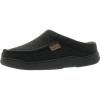 imageDearfoams Mens Brendan IndoorOutdoor Breathable Memory Foam Clog House Shoe with Wide WidthsBlack