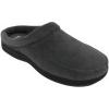 imageDearfoams Mens Microfiber Terry Clog with Memory Foam Slippers Pavement 910
