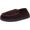 imageDearfoams Mens Niles Corduroy Moccasin SlipperCoffee