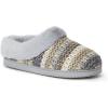 imageDearfoams Womens Cora Striped Knit Clog SlipperSleet