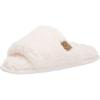 imageDearfoams Womens Lane Fluffy Teddy Slide SlipperMuslin