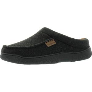imageDearfoams Mens Brendan IndoorOutdoor Breathable Memory Foam Clog House Shoe with Wide WidthsBlack