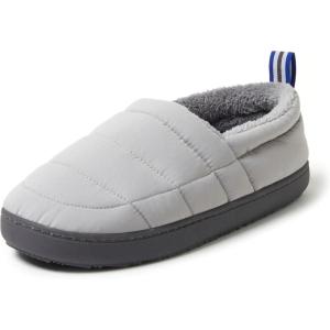 imageDearfoams Mens Cullen Ripstop Closed Back IndoorOutdoor SlipperGrey