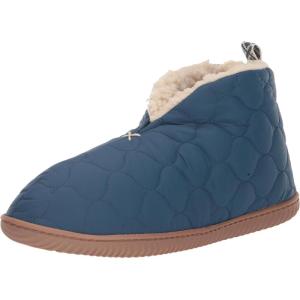 imageDearfoams Mens IndoorOutdoor Warm Up Bootie SlipperDeep Oasis