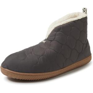 imageDearfoams Mens IndoorOutdoor Warm Up Bootie SlipperPavement