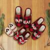 imageDearfoams Easter Basket Stuffers Gifts for Kids Toddler Lil Bear and Baby Bear SlipperBaby Bear Buffalo Plaid