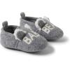 imageDearfoams Easter Basket Stuffers Gifts for Kids Toddler Lil Bear and Baby Bear SlipperLight Grey Baby Bear