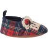imageDearfoams Easter Basket Stuffers Gifts for Kids Toddler Lil Bear and Baby Bear SlipperNavy Plaid