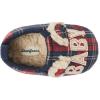 imageDearfoams Easter Basket Stuffers Gifts for Kids Toddler Lil Bear and Baby Bear SlipperNavy Plaid