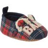 imageDearfoams Easter Basket Stuffers Gifts for Kids Toddler Lil Bear and Baby Bear SlipperNavy Plaid