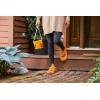 imageDearfoams Unisex Adult Spooky Fuzzy Halloween Pumpkin Jack O Lantern SlipperAdult Pumpkin