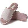 imageDearfoams Womens Demi Rib Knit Slide SlipperPale Mauve