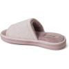imageDearfoams Womens Demi Rib Knit Slide SlipperPale Mauve