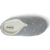 imageDearfoams Womens Dori Cozy Jersey Notch Clog SlipperLight Heather Grey