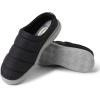 imageDearfoams Womens Kendra Sport Lounge Memory Foam Clog SlipperBlack Solid Nylon