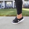 imageDearfoams Womens Kendra Sport Lounge Memory Foam Clog SlipperBlack Solid Nylon