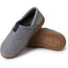 imageDearfoams Womens River Closed Back Memory Foam Energy Return SlipperMedium Grey
