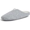 imageDearfoams Womens Dori Cozy Jersey Notch Clog SlipperLight Heather Grey