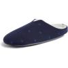 imageDearfoams Womens Dori Cozy Jersey Notch Clog SlipperNavy
