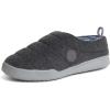 imageDearfoams Womens Kendra Sport Lounge Memory Foam Clog SlipperDark Heather Grey Fleece